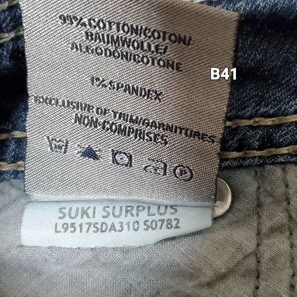 Silver Suki Retro Jeans Bootcut Y2k Embellished Pockets Sz 32/30 Denim Mid Rise - Picture 6 of 6